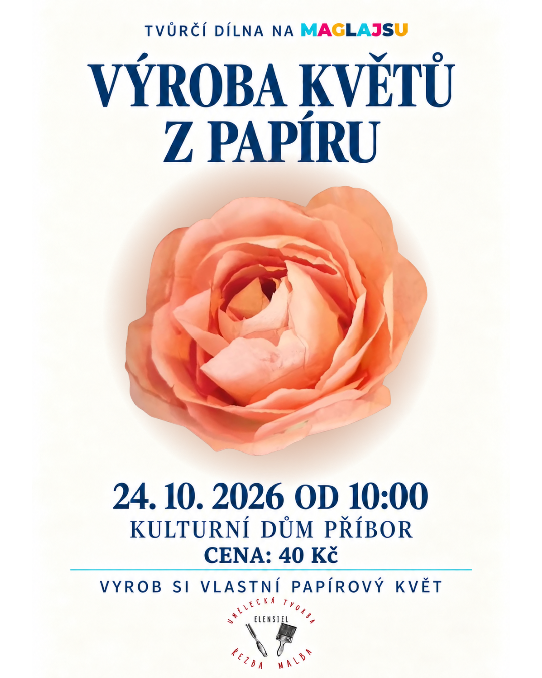 Výroba květů z papíru